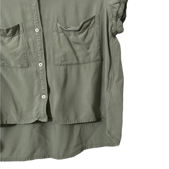 Abercrombie and Fitch Small Button-down Crop - Picture 3 of 8
